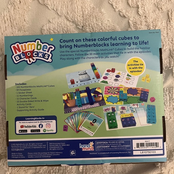 Numberblocks MathLink Cubes Set - Picture 2 of 2